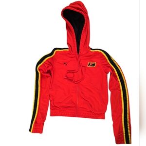 Puma x Rihanna Fenty Womens Fitted Tearaway Track Jacket Orange. Sz Small Rare